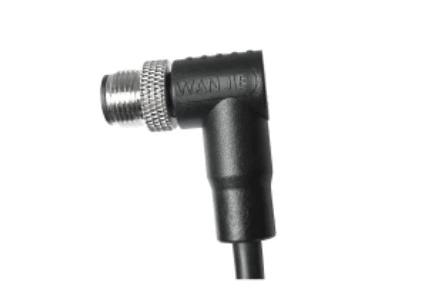 M12 Male Angolat UnShielded A-Kodifikazzjoni 5PIN PUR Cable 1.0M M12*1.0