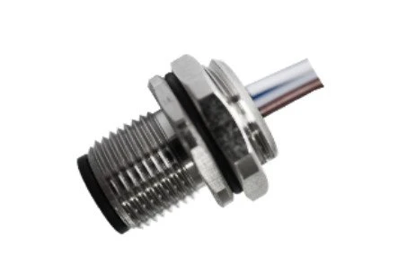 M12 Male Solder Tip Wara Maqful A -Kodifikazzjoni 12PIN M16 * 1.5 Wajer 0.5M